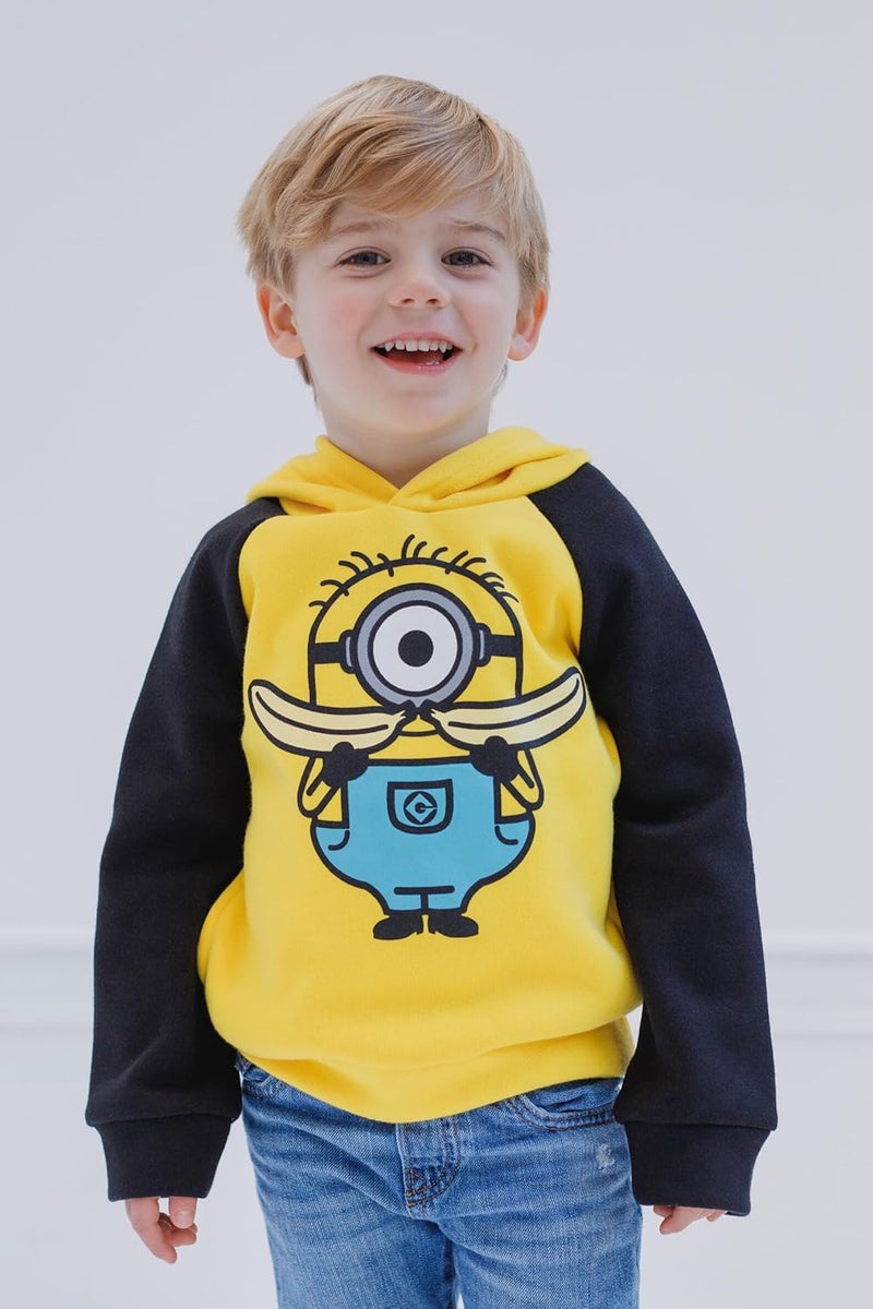 Despicable Me Minions Fleece Pullover Hoodie Toddler to Big Kid - Image 4